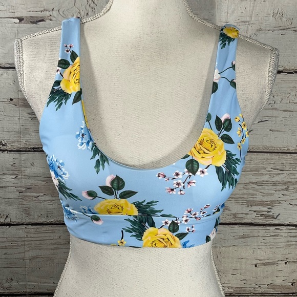 ZAFUL Bikini Blue Floral Print-Medium - Picture 2 of 5